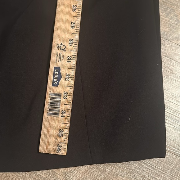 Calvin Klein Black Sheath Midi Dress V-Neck size 4 - Picture 14 of 14